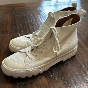 Lucky Brand Canvas high top shoes
